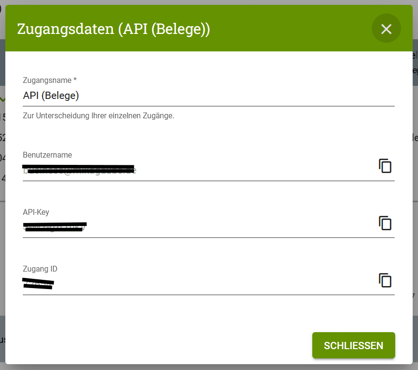 invice - Upload (All) Button in der Bestellkarte